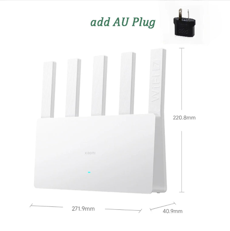 XIAOMI Router BE5000 Wifi 7 5011Mbps 2.4G/2.5Ghz Network Port 512MB Memory Dual Broadband Access Network Security Protection CN