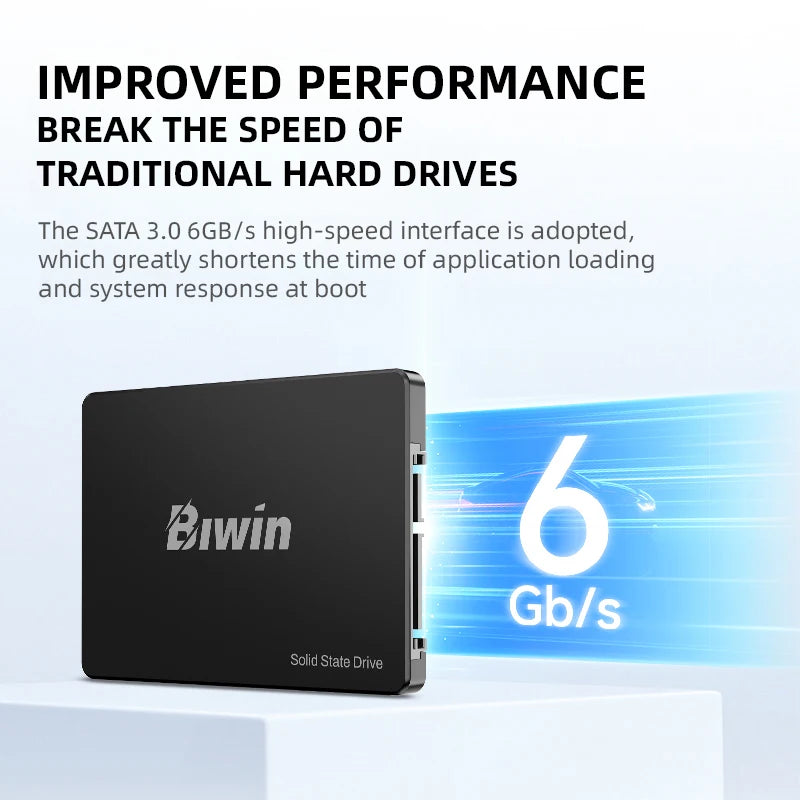 SATA III SSD 2.5” Internal Solid State Drive 128GB 256GB 512GB 1TB 2TB up to 550Mb/S for Laptop Desktops