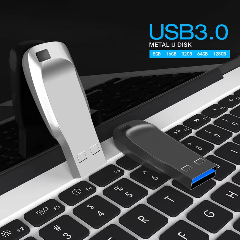 USB Flash Drive 128GB 64GB 32GB 16GB 3.0 High-Speed Pendrive 128GB 64GB USB Memory Stick 32GB 16GB USB Flash Drive