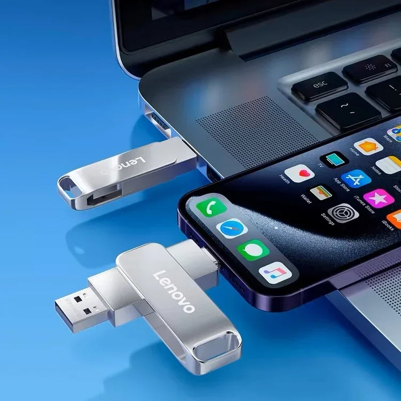 16TB USB 3.2 Flash Drives 2TB 1TB 4TB High Speed Transfer Metal Pendrive Memory Card Pen Drive Flash Disk for Phpne PC