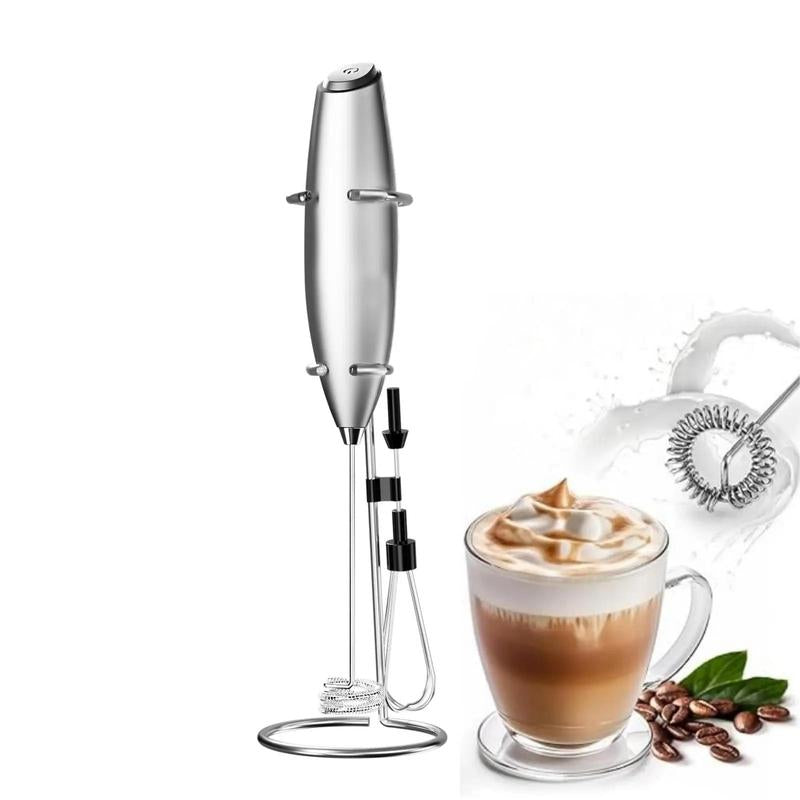 Electric Milk Frother, Handheld Milk Frother, Cordless Milk Frother for Smoothies, Latte, Matcha, Eggs and More, Gift, Coffee Frother Mixer