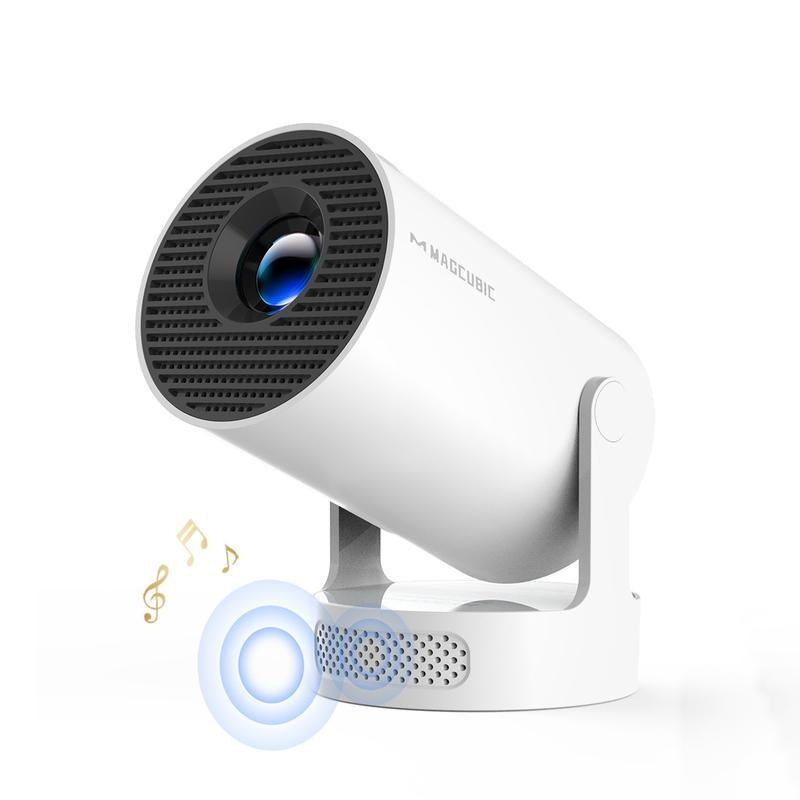 [US Warehouse] Magcubic Hy300Pro Projector Upgraded 290ANSI Dual Wifi6 4K Videosource Supported BT5.4 Native 1280*720P Android 11 Built-In Speaker&Appstore Allwinner H713 WIFI6 Remote Control Included Home Cinema Outdoor 2025 Newly Mini Portable Version