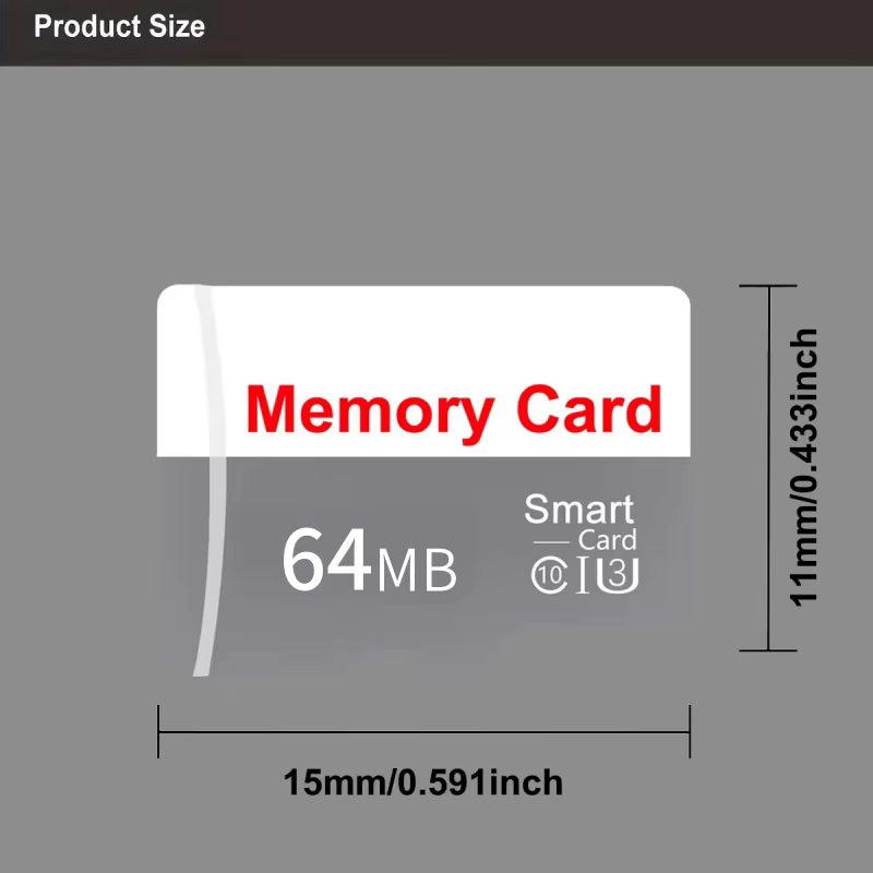Memory Card Small Capacity 64M 128M 256M 512M TF Card for CCTV or Camera Class 10 High Speed Memory Card