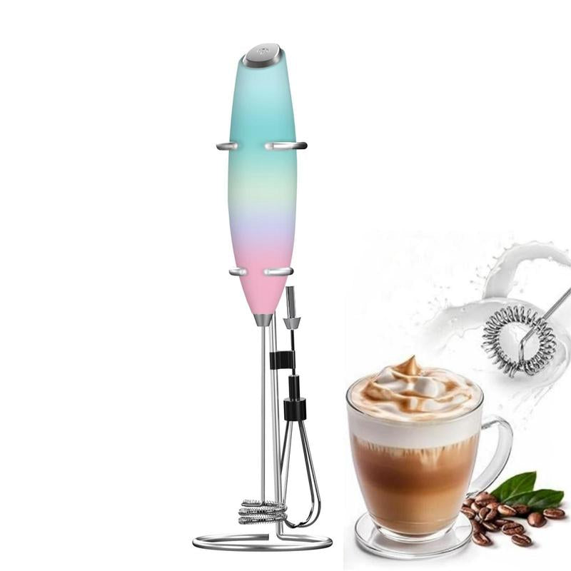 Electric Milk Frother, Handheld Milk Frother, Cordless Milk Frother for Smoothies, Latte, Matcha, Eggs and More, Gift, Coffee Frother Mixer