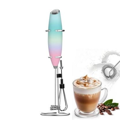 Electric Milk Frother, Handheld Milk Frother, Cordless Milk Frother for Smoothies, Latte, Matcha, Eggs and More, Gift, Coffee Frother Mixer