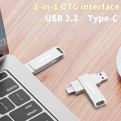 16TB USB 3.2 Flash Drives 2TB 1TB 4TB High Speed Transfer Metal Pendrive Memory Card Pen Drive Flash Disk for Phpne PC
