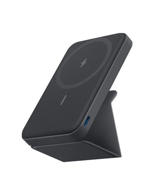 Anker 622 Magnetic Battery Maggo, 5,000Mah Foldable Wireless Power Bank with Stand and USB-C Port, Compatible for Iphone 16/15/14/13/12