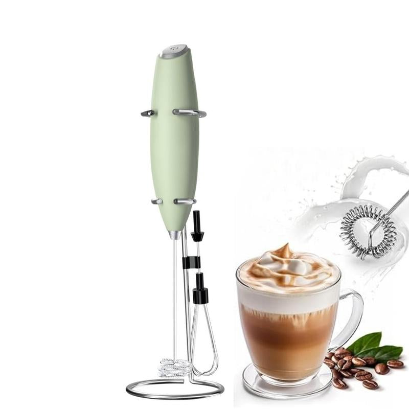 Electric Milk Frother, Handheld Milk Frother, Cordless Milk Frother for Smoothies, Latte, Matcha, Eggs and More, Gift, Coffee Frother Mixer