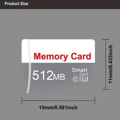 Memory Card Small Capacity 64M 128M 256M 512M TF Card for CCTV or Camera Class 10 High Speed Memory Card